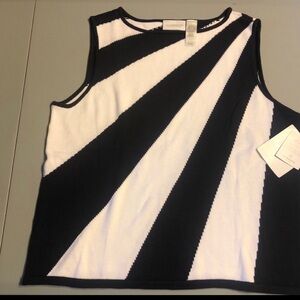 Liz Claiborne knit vest sweater size L